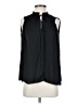 decker 100% Polyester Black Sleeveless Blouse Size S - photo 1