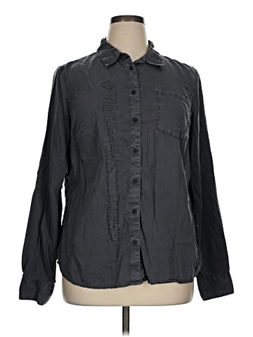 Harley Davidson Long Sleeve Button-Down Shirt (view 1)