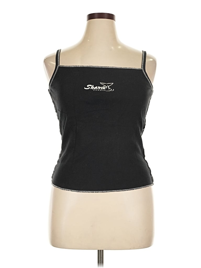 Pre-owned 5th & Ocean Tank Top Black Strapless Neckline Tops