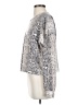 Gaze Animal Print Silver Pullover Sweater Size S - photo 5