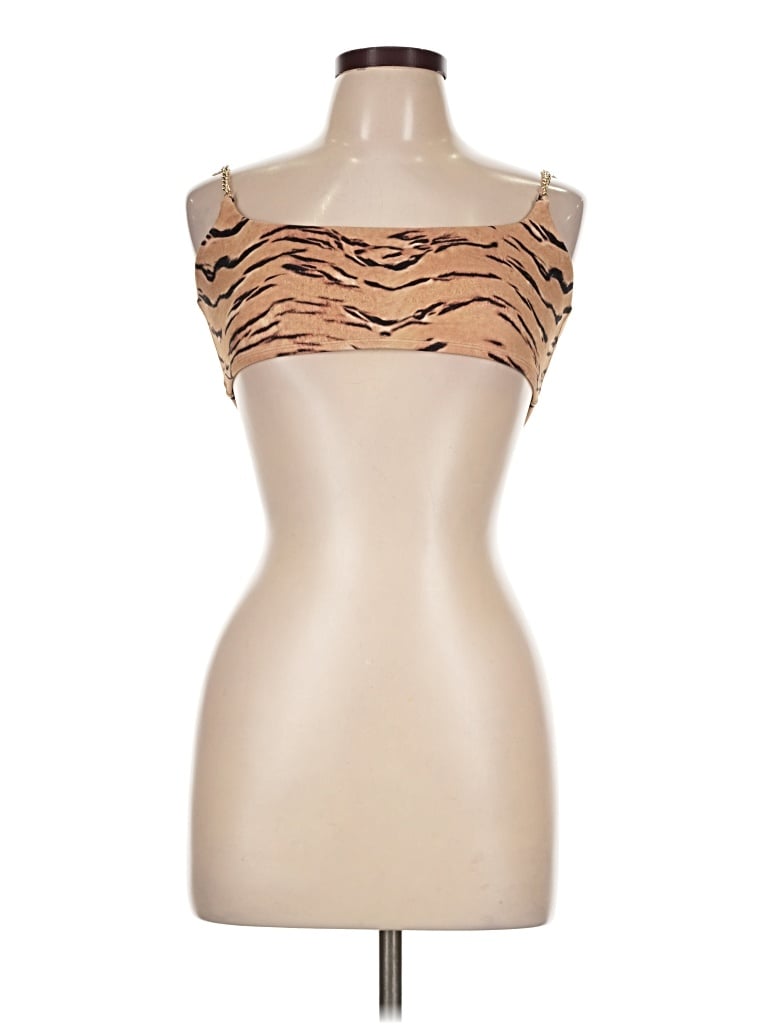 Pre-owned Weworewhat Sleeveless Blouse In Tan