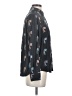 Rails 100% Rayon Print Black Long Sleeve Blouse Size XS - photo 4