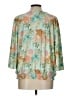 Cato Teal 3/4 Sleeve Blouse Size L - photo 2