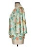 Cato Teal 3/4 Sleeve Blouse Size L - photo 5