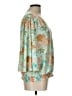 Cato Teal 3/4 Sleeve Blouse Size L - photo 4