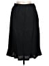 Adele Simpson 100% Linen Solid Black Formal Skirt Size 28 waist (estimated) - photo 1