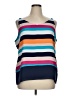 Chico's 100% Polyester Blue Sleeveless T-Shirt Size XL (3) - photo 1