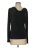 Alex Evenings Black Long Sleeve Top Size S - photo 1