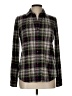 Faherty Tweed Black Long Sleeve Blouse Size L - photo 1
