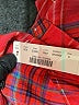 J.Crew Plaid Red Long Sleeve Button-Down Shirt Size 8 - photo 8