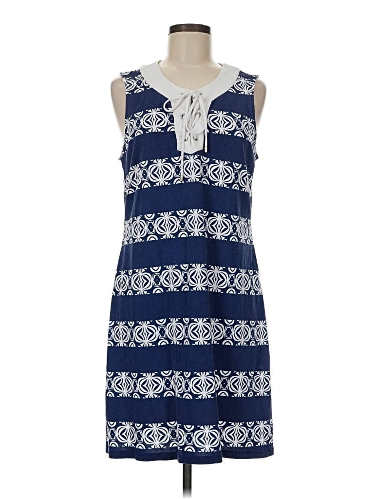 Pre-owned Tommy Bahama Casual Dress In Blue
