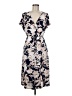 Leith 100% Polyester Print Tan Casual Dress Size M - photo 1