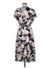 Leith 100% Polyester Print Tan Casual Dress Size M - photo 2