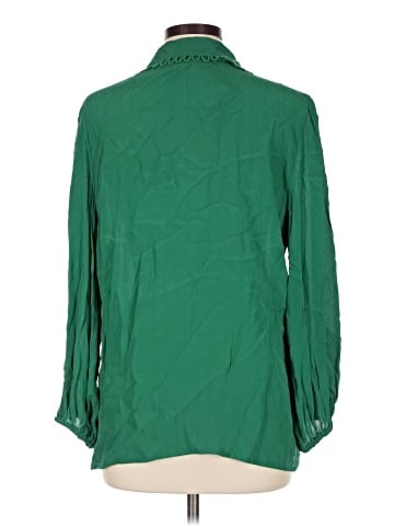 Eva Mendes by New York & Company Long Sleeve Blouse (view 2)