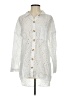 Missguided Stars White 3/4 Sleeve Blouse Size 4 - photo 1