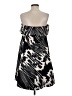 Halston Heritage 100% Polyester Graphic Black Cocktail Dress Size 2 - photo 2