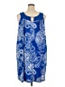 Kim Rogers Blue Sleeveless Blouse Size 3X - photo 2
