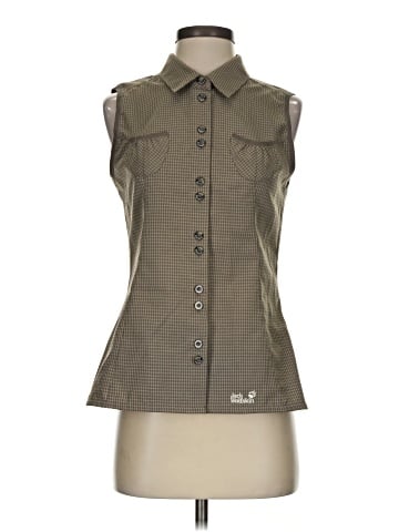 Jack Wolfskin Sleeveless Button-Down Shirt (view 1)