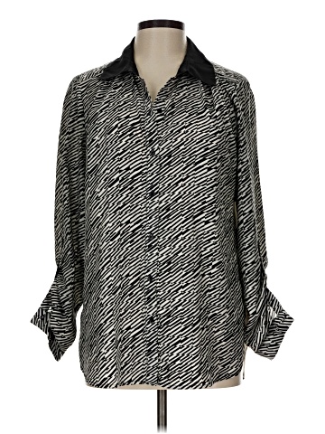 Beige by ECI 3/4 Sleeve Button-Down Shirt (view 1)