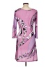 White Mark Graphic Pink Casual Dress Size L - photo 2