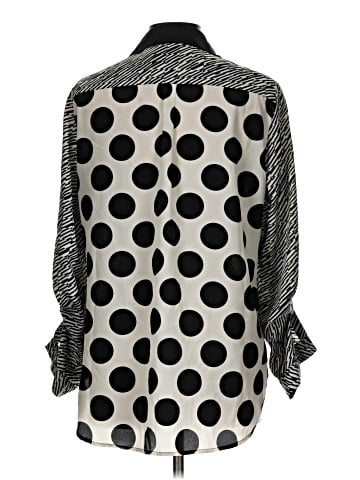 Beige by ECI 3/4 Sleeve Button-Down Shirt (view 2)
