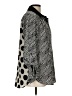 Beige by ECI Animal Print Silver 3/4 Sleeve Button-Down Shirt Size L - photo 4