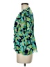 CAbi 100% Polyester Green Short Sleeve Blouse Size M - photo 5