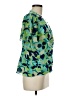 CAbi 100% Polyester Green Short Sleeve Blouse Size M - photo 4