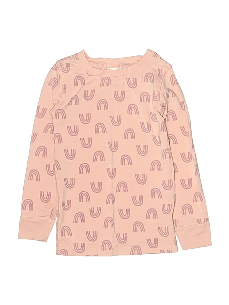 Pre-owned Hanna Andersson Kids' Long Sleeve T-shirt In Pink