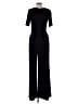 wonderly Solid Black Jumpsuit Size L - photo 2