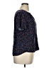 Old Navy 100% Viscose Blue Short Sleeve Blouse Size XL - photo 4