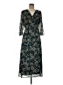 Ann Taylor Paisley Teal Casual Dress Size 6 - photo 1