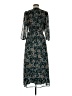 Ann Taylor Paisley Teal Casual Dress Size 6 - photo 2
