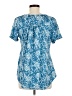 Unbranded Blue Short Sleeve Blouse Size M - photo 2