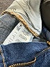 FRAME Denim Solid Blue Jeans Size 29 waist - photo 8