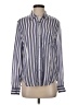 Rails 100% Rayon Stripes Blue Long Sleeve Button-Down Shirt Size S - photo 1