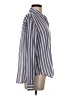 Rails 100% Rayon Stripes Blue Long Sleeve Button-Down Shirt Size S - photo 4