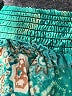 Unbranded Tropical Green Cocktail Dress Size 19 - photo 7