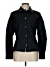 Thakoon Black Long Sleeve Button-Down Shirt Size 12 - photo 1