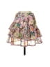 Reset 100% Polyester Floral Pink Casual Skirt Size S - photo 1