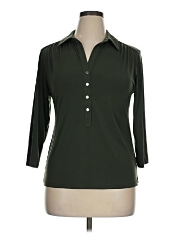 Premise Studio 3/4 Sleeve Blouse (view 1)