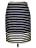 J.Crew Stripes Ivory Casual Skirt Size 10 - photo 1