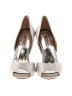 Badgley Mischka Silver Heels Size 6 - photo 2