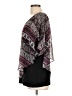 AB Studio 100% Polyester Burgundy Poncho Size L - photo 5