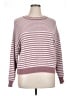 C&C California Stripes Pink Burgundy Pullover Sweater Size XL - photo 1
