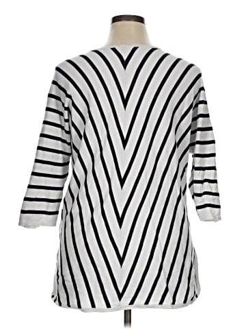 Chico's 3/4 Sleeve T-Shirt (view 2)
