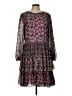 Boden 100% Polyester Paisley Purple Casual Dress Size 12 - photo 1