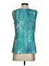George Teal Sleeveless Blouse Size S - photo 2