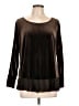 Marla Wynne Brown 3/4 Sleeve Top Size M - photo 1
