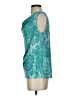 George Teal Sleeveless Blouse Size S - photo 5